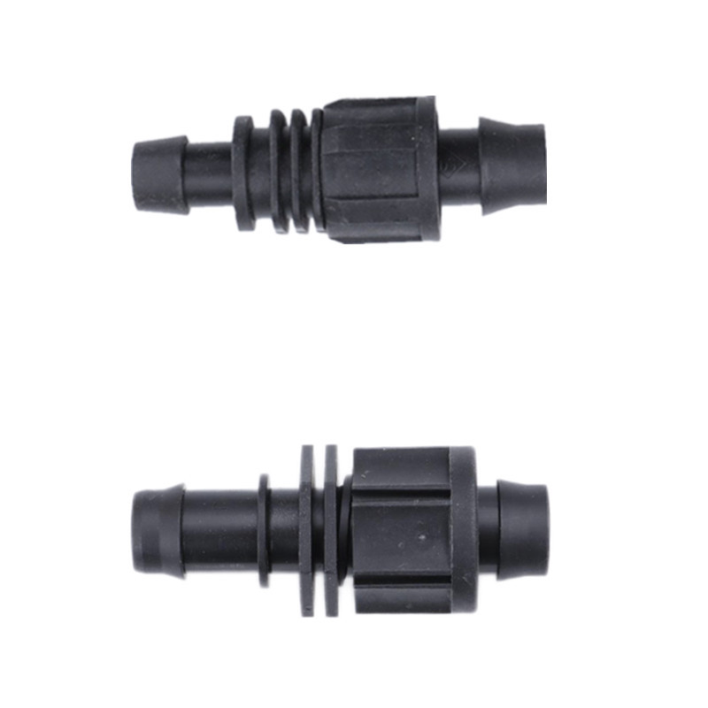 Válvula de derivación simple madre de bloqueo de junta de riego al por mayor 16 cinta de riego por goteo válvula de derivación de plástico accesorios de riego por goteo