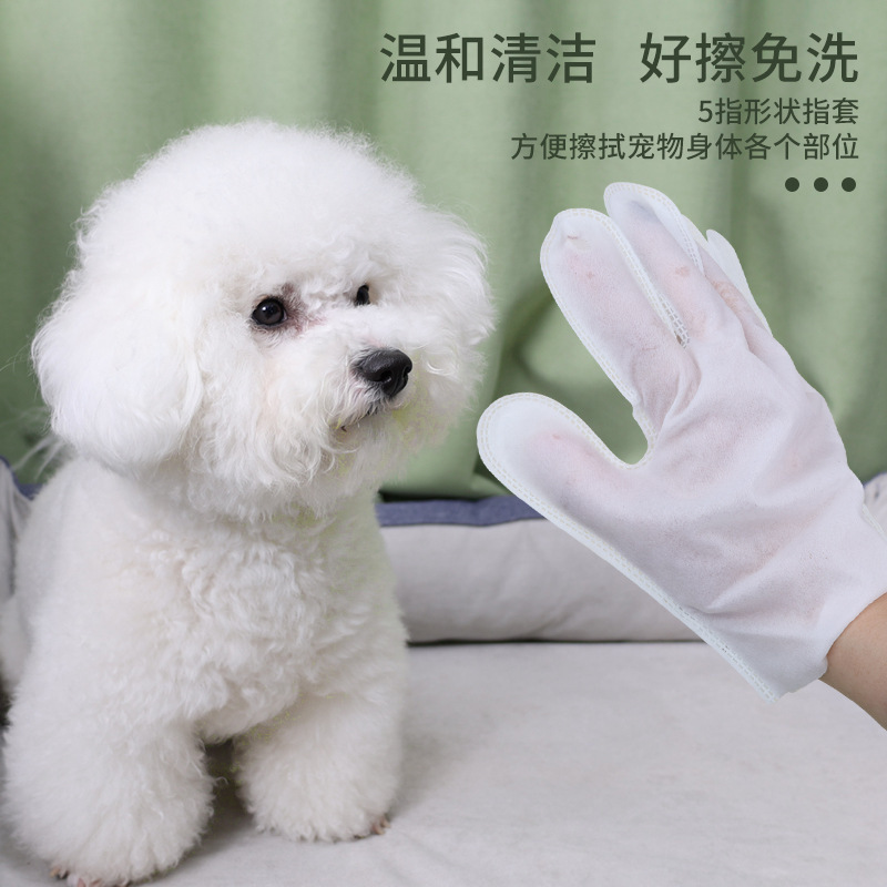 ペット用ウェットティッシュ猫用品手袋のティッシュは手を洗います。|undefined