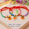 Persimmon Ruyi flat knot colorful rope [1 piece]