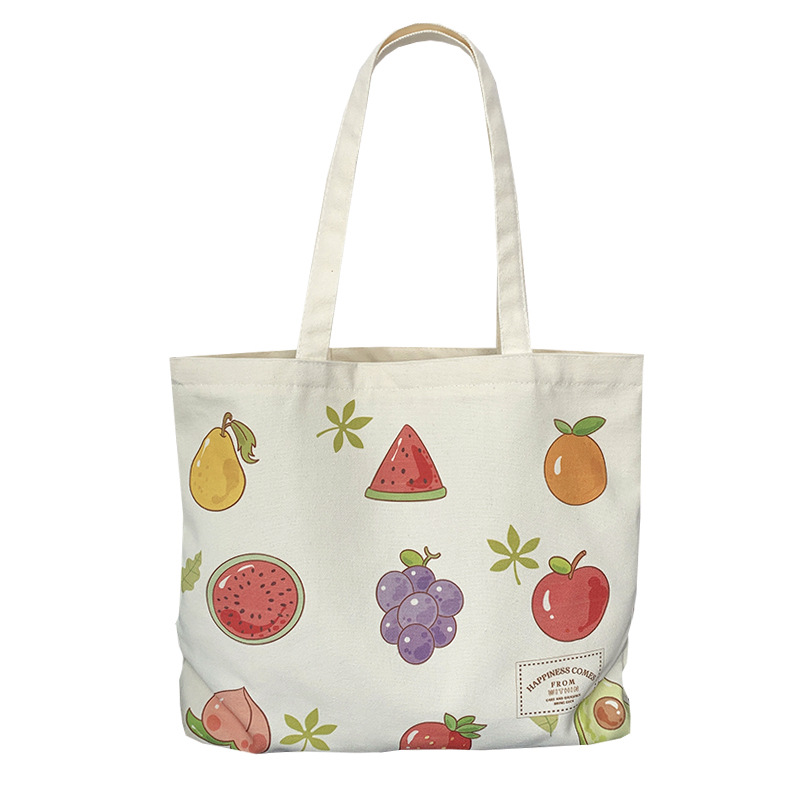 Bolso de lona de frutas de arte fresco de verano bolso de tela portátil de mariposa de estilo chino dulce de hombro femenino suministro transfronterizo image 6