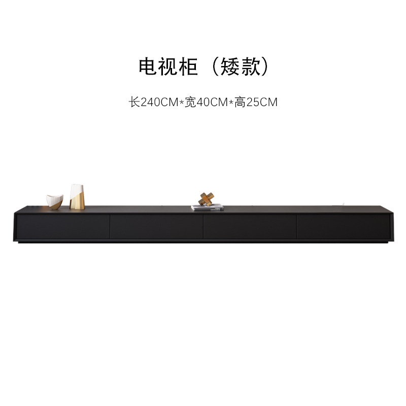 Moderno italiano simple luz de lujo TV gabinete mesa de té combinación nórdico minimalista grande y pequeño apartamento cuadrado integrado mesa de té