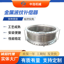金属波纹膨胀节法兰软管伸缩节高温高压真空管道304不锈钢补偿器