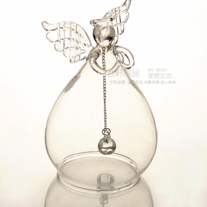 Carillones de viento transparente orar Ángel regalo cumpleaños creativo boda nueva exótica artesanía cristal