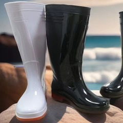 New Product Launch SPC Super Slip-Resistant Waterproof Shoes, Durable, Oil-, Acid-, and Alkali-Resistant, High-Cut Safety Rain Boots~Special Sale Price