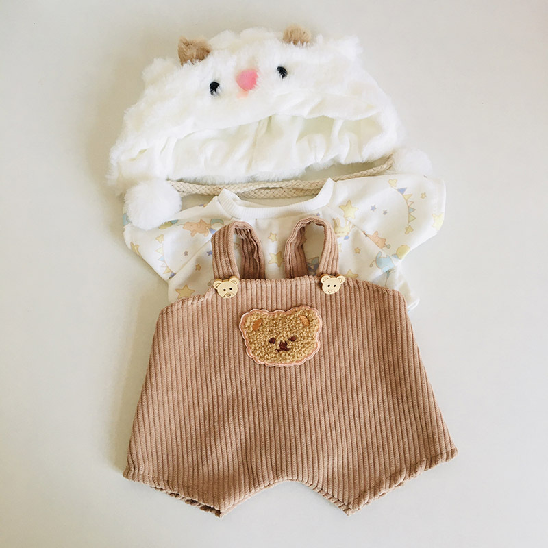 No. s Beier Lulu ropa 30cm conjunto oso muñeca ropa hecha a mano oso de peluche muñeca regalo para niñas
