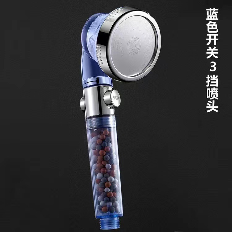 Bathing shower head supercharged water saving water can be removed…