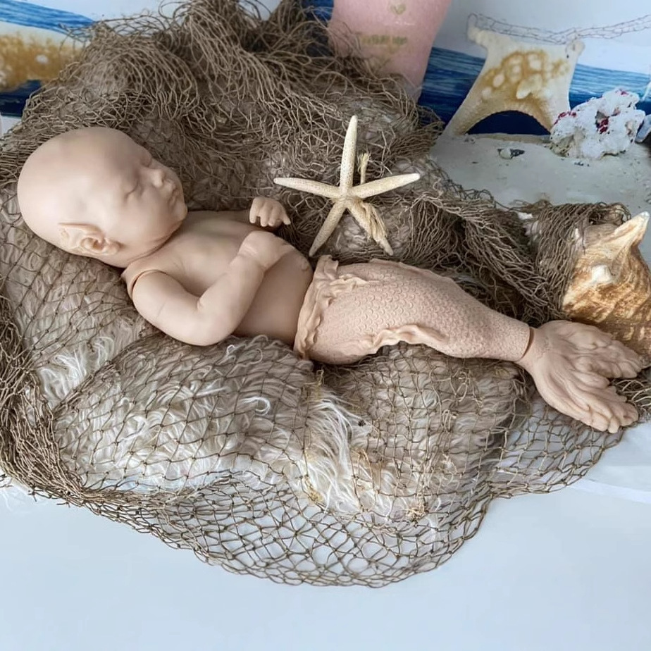 25 pulgadas Rhynn Merbaby renacer muñeca accesorios de bricolaje no son productos terminados suministro de nicho transfronterizo
