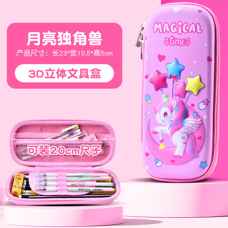 Nueva caja de papelería de dibujos animados Capibara para niños y niñas de gran capacidad para niños 3D caja de lápiz bolsas de lápiz