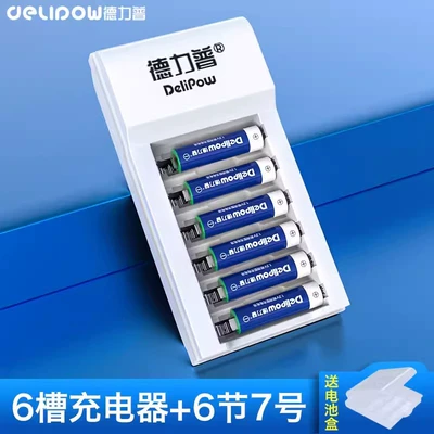 Delipu No. 5 rechargeable battery Hibrid akkumulyator batareyaları - 6-slot-standard-charge-no-7-1000mah-6-sections