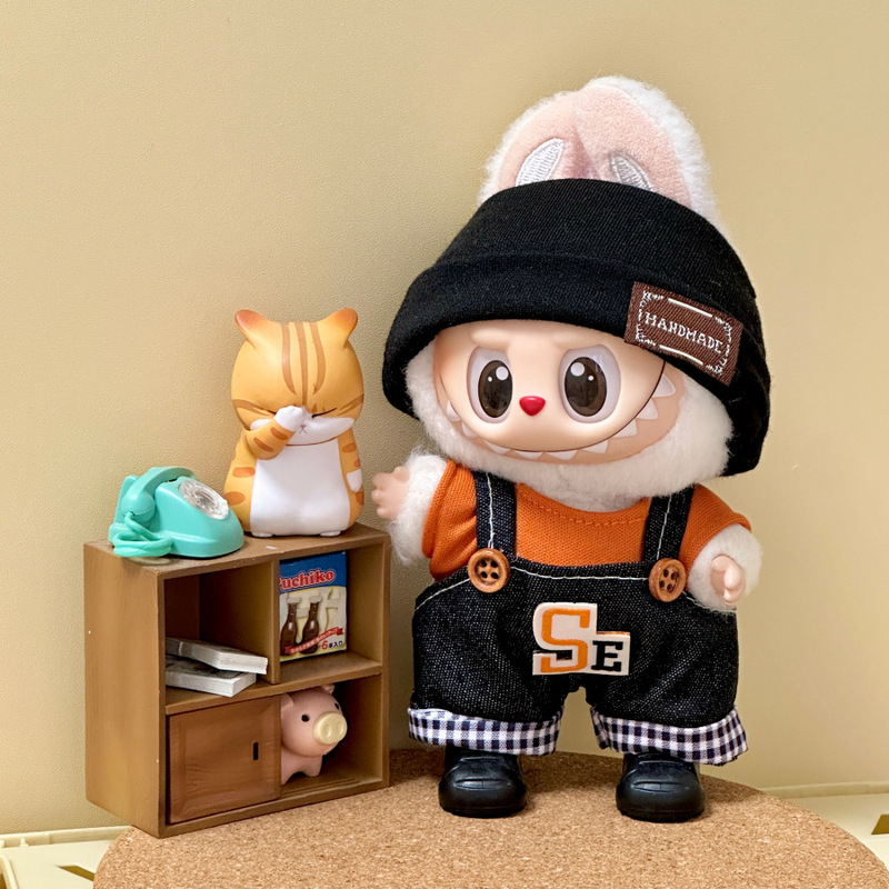 仅衣服适用于17cm拉布布搪胶娃娃毛绒公仔等可穿衣服换装着替服装|undefined