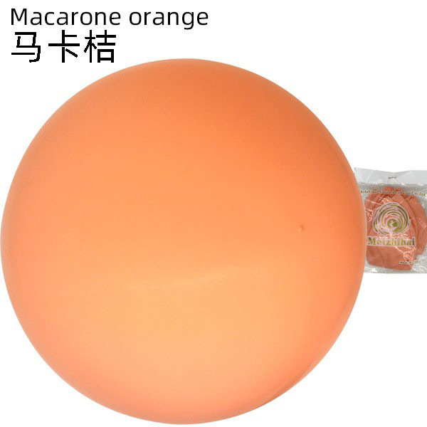 Macaron 36 pulgadas grueso globo de látex redondo de gran tamaño en el mercado nocturno para vender fiesta de cumpleaños decoración de la sala de bodas decoración de la escena