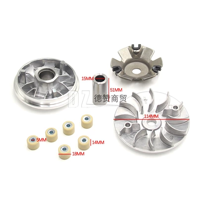 Scooter motorcycle parts GY6 180cc 230cc drive wheel front pulley drive disc clutch assembly (Other starting systems) - 180cc-drive-wheel