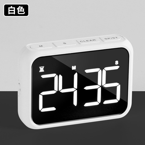 Rechargeable large screen LED LCD electronic timer reminder alarm clock kitchen baking countdown timer FY501 timer