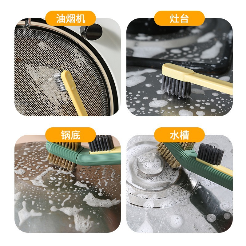 Creativo 3 - en - 1 cocina cepillo de limpieza de cocina cocina cepillo de limpieza de limpieza de cocina con pala cocina de gas cocina de humo cepillo de limpieza de descontaminación