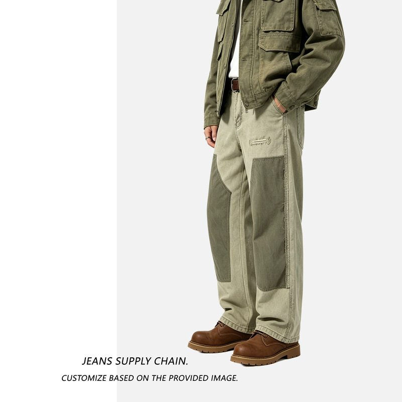 American Retro Lumberjack Work Pants for Men, Straight Wide-Leg Pants for Women, Three-Dimensional Cut, Drapey Loose Men's Casual Pants American Retro Lumberjack Work Pants for Men, Straight Wide-Leg Pants for Women, Three-Dimensional Cut, Drapey Loose Men's Casual Pants