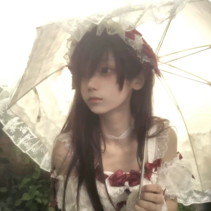 甜美少女lolita蝴蝶结花边精致发带甜美可爱少女心发饰红色系拍照|undefined