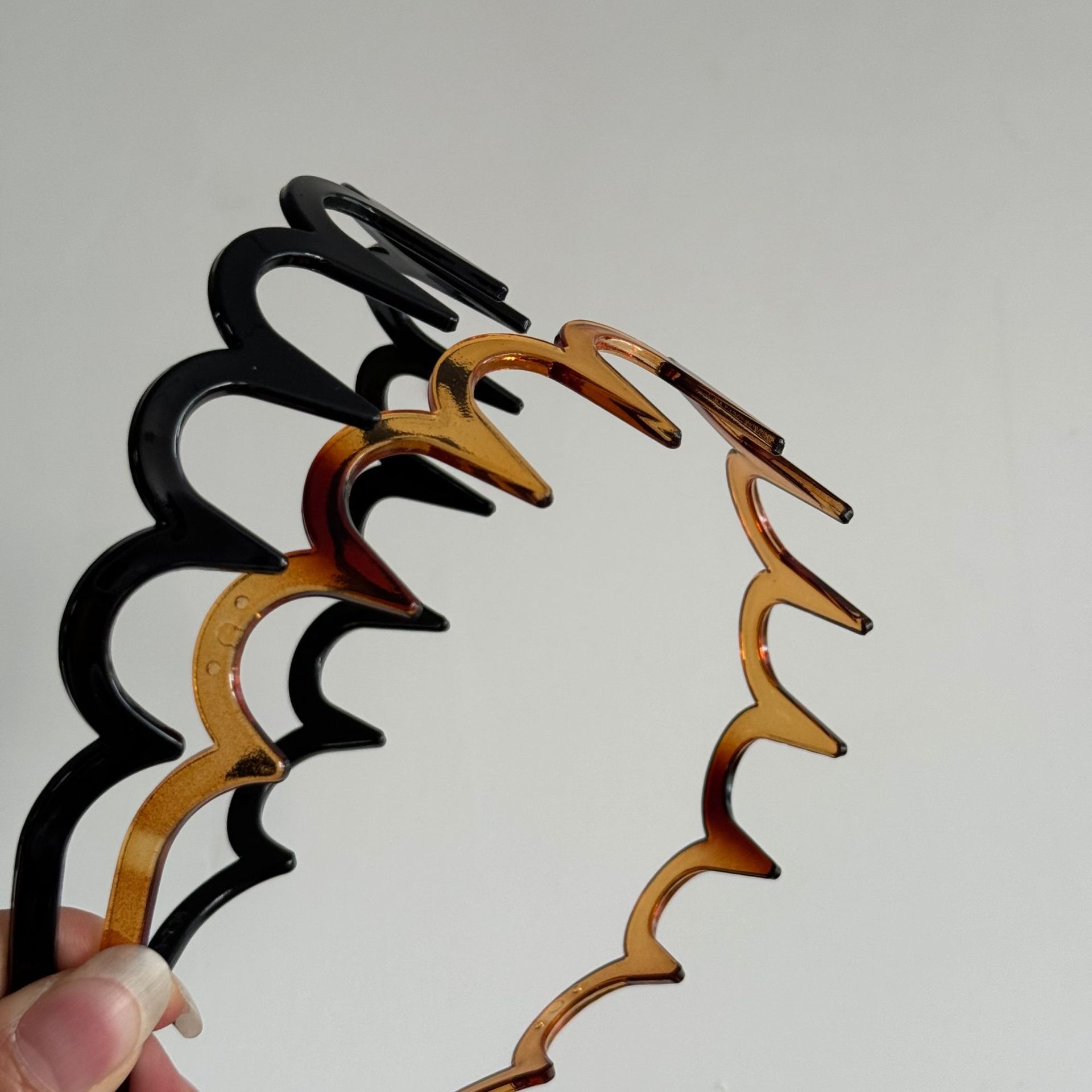 Hair Band Hair Accessories Type Women's Simple Style Waves Solid Color PC Hair Band
