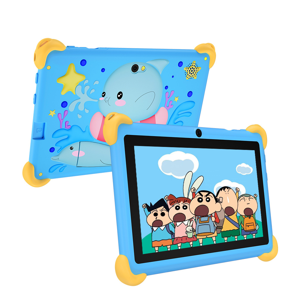 Cross-Border Export 7-Inch 2025 New Kidsren's Smart Android Tablet Computer with Rich Vision Protection and Educational Applications