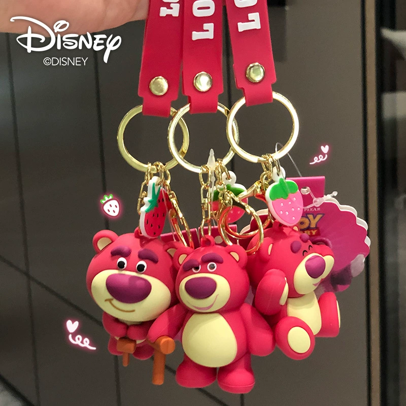Disney, настоящая клубника, брелок, подвеска для ключей для любимого, интернет-знаменитость, оптом