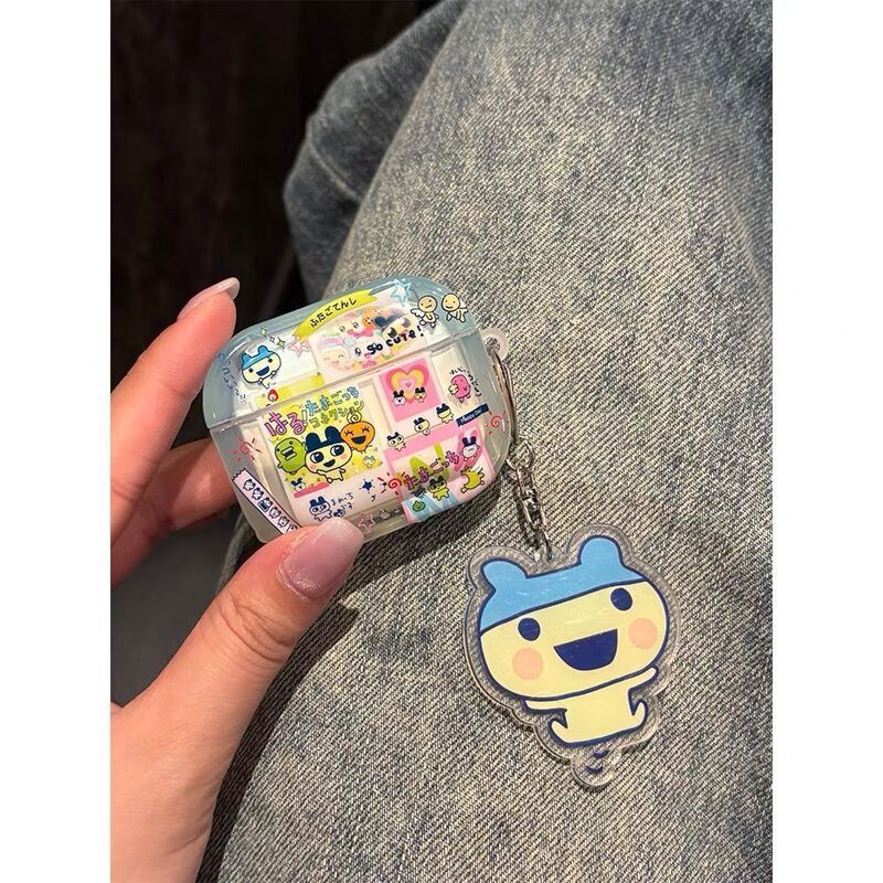 Cute Tamagotchi Airpodspro3 Protective Case Suitable for AirPods 2Nd and 3Rd Generation Apple 1/2/3/4 Cute Tamagotchi Airpodspro3 Protective Case Suitable for AirPods 2Nd and 3Rd Generation Apple 1/2/3/4