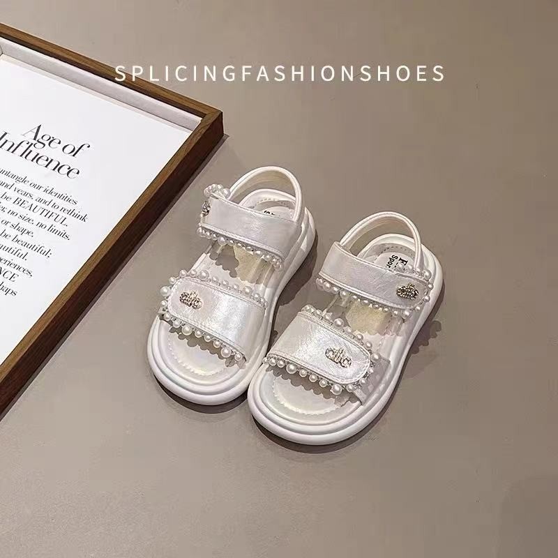 Zapatos de princesa de moda infantil versátil verano 2026 nuevas niñas huecos zapatos de princesa de dedos abiertos zapatos casuales de sola suave image 7