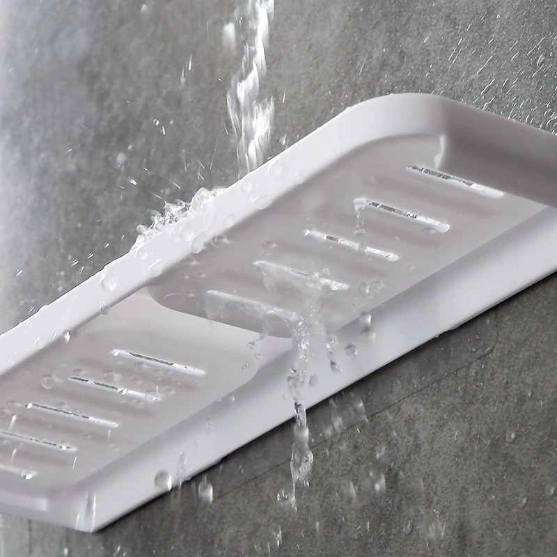 Soap box, soap, shelf household suction cup wall -mounted wall -free bathroom, creative drain, creative drain, storage rack does not accumulate water