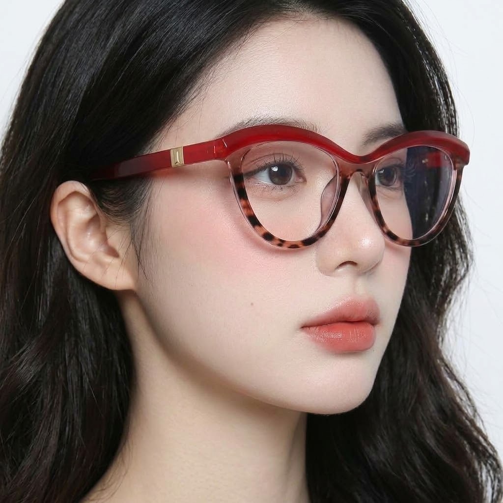 Anti-Blue Light Flat Glasses 2026 New Model Cross-Border Trade Eyewear for Men and Women European and American Trendy Large Frame Browline Glasses Frame