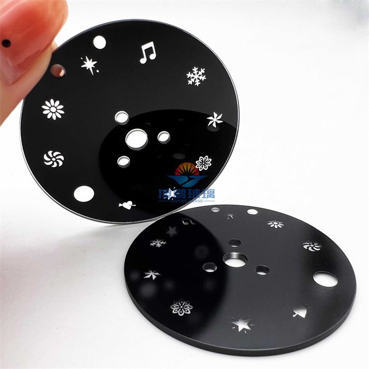 厂家供应丝印图案高温低温丝印黑边丝印灯箱丝印玻璃