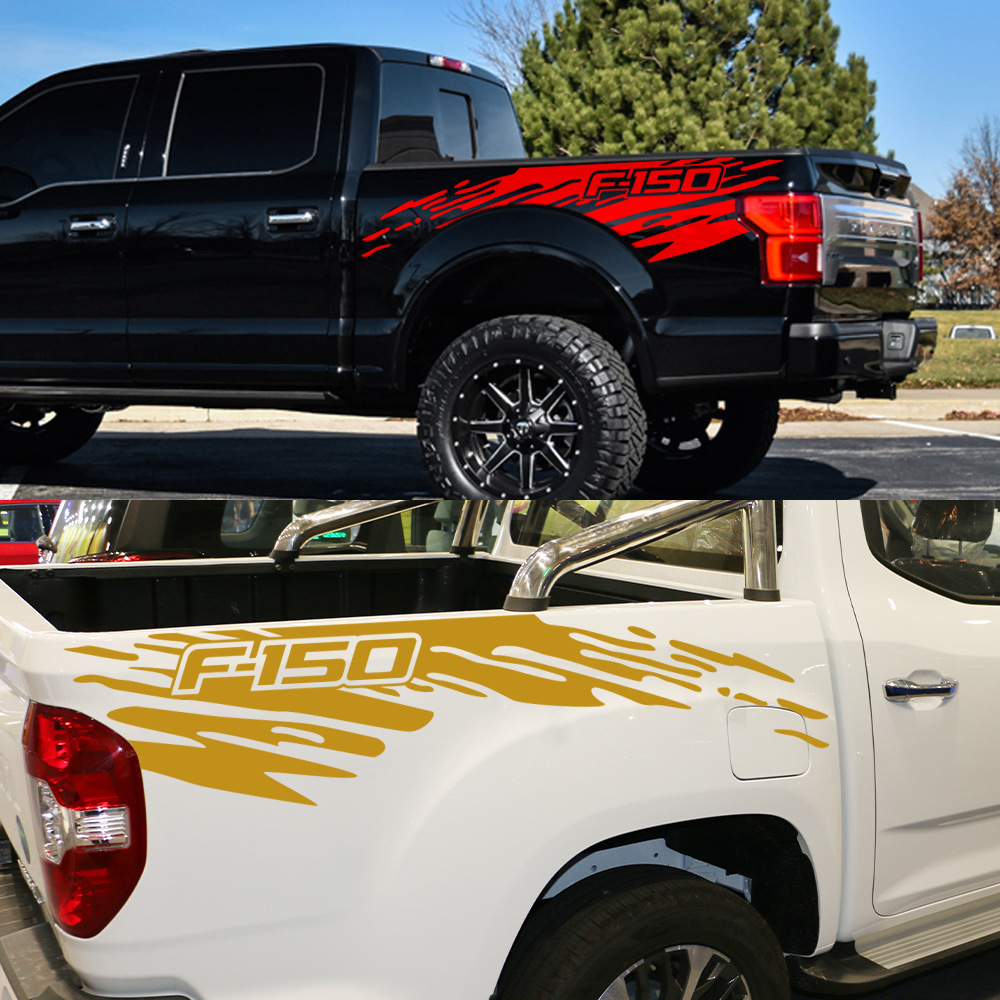 Progettato per l'uso su Ford Raptor F150 adesivo per auto adesivo decorativo per bagagliaio per cambio carrozzeria camioncino Latte Pickup_voghion.com