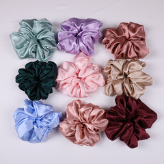 30mm silk hair ring large intestine ring 100% mulberry silk extra large 10cm heavy thickened high-end headband hair rope