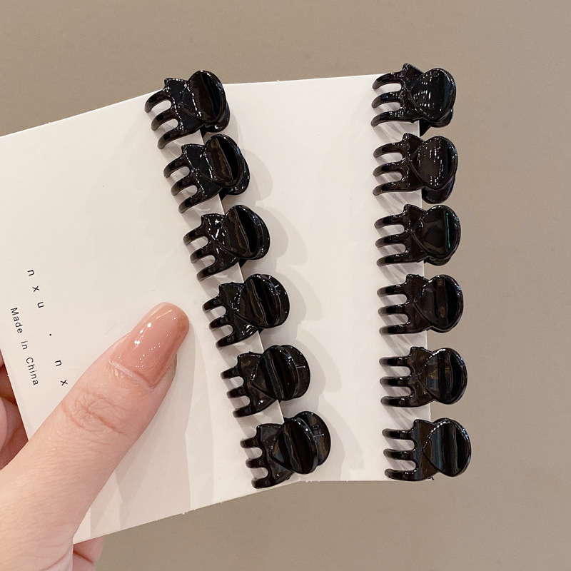 Pequeño clip de agarre de verano para mujeres clip de peluquería clip de peluquería clip de peluquería pequeño clip de peluquería red rojo estilo coreano clip de peluquería lateral