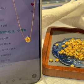 足金999小莲花配饰好运莲莲吊坠3D硬金百搭24K转运路路通水贝批发