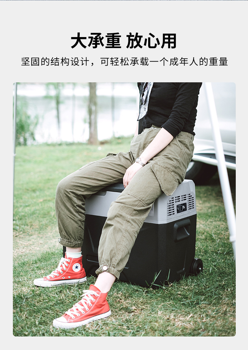 Ice Tiger Compressor Car Refrigerator for Car and Home Use, Freezing and Refrigeration, 12V24V Portable Ecx30 Dormitory Mini Refrigerator