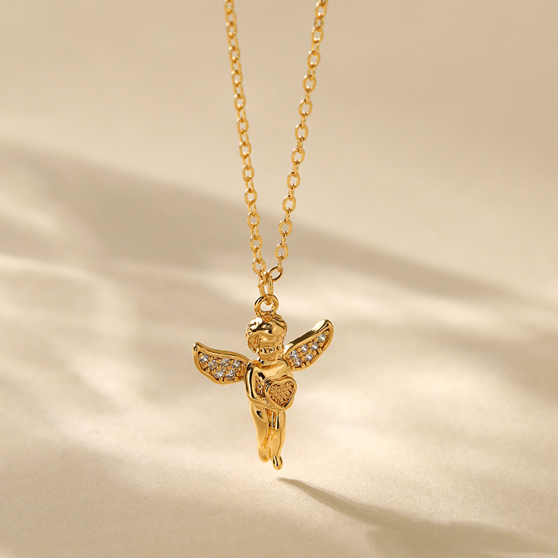 8g Weight 18K Gold Plated Plating Material Copper Pendant Material Zircon Inlay Material Pendant Necklace Classification Copper Chain Material cable chain Chain Type 1 Piece Quantity Daily Occasion Copper Material Heart Shape, Flower, Bow Knot Pattern Women's Gender Inlay Design Sweet Style Copper 18K Gold Plated Inlay Heart Shape Flower Bow Knot Zircon Pendant Necklace 46