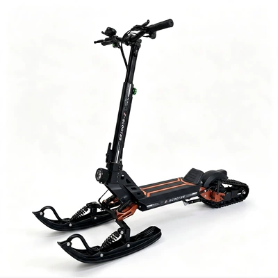 Qatlanan elektrik skuterlər: double sled electric scooter, suitable