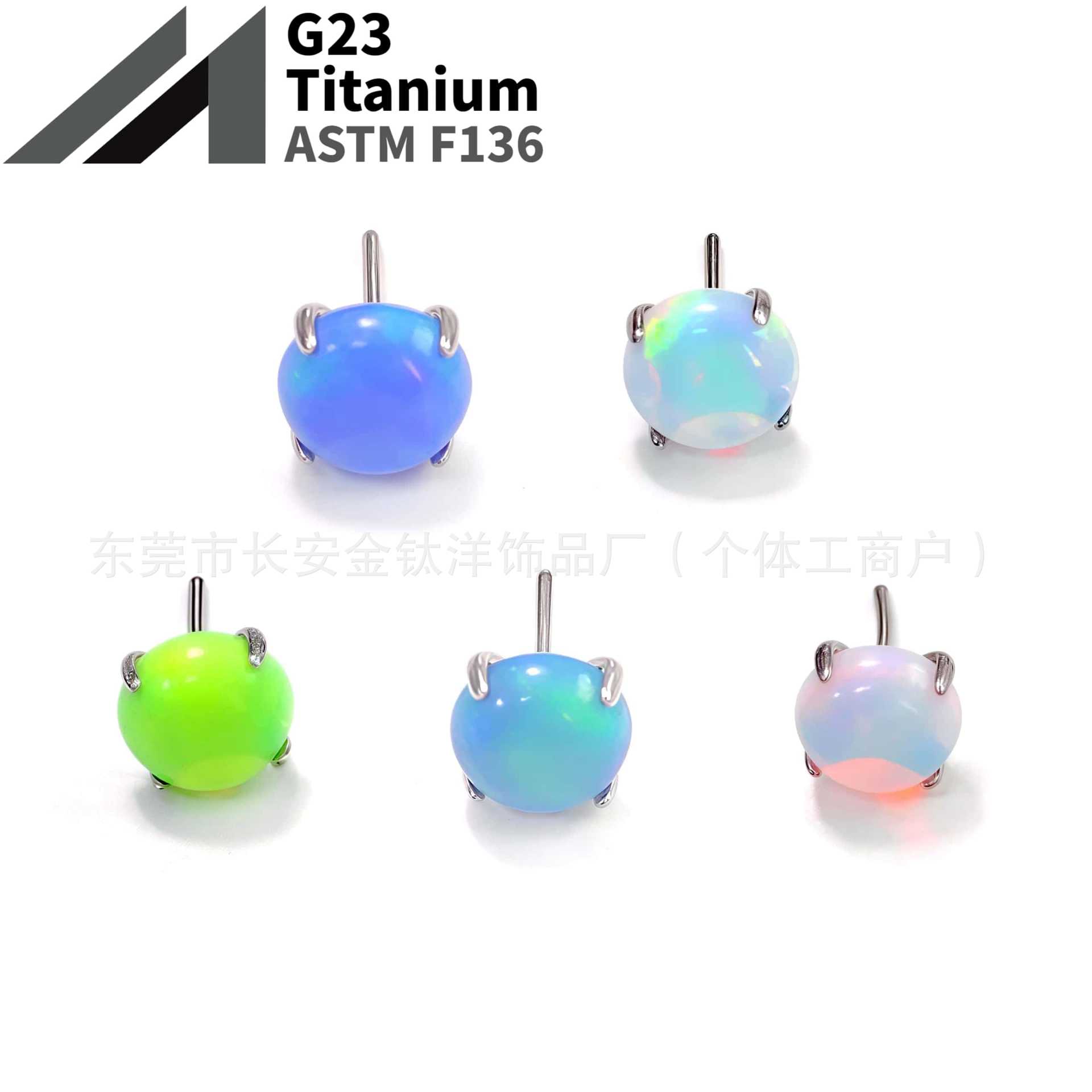 16G labret stud size and finish detail