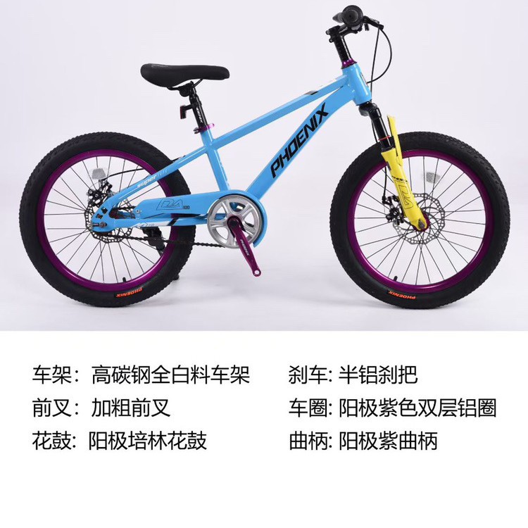 Phoenix Kidsren's Bicycle 18/20/ 22inch Mountain Bike Men's and Women's Kidsren's Bicycles