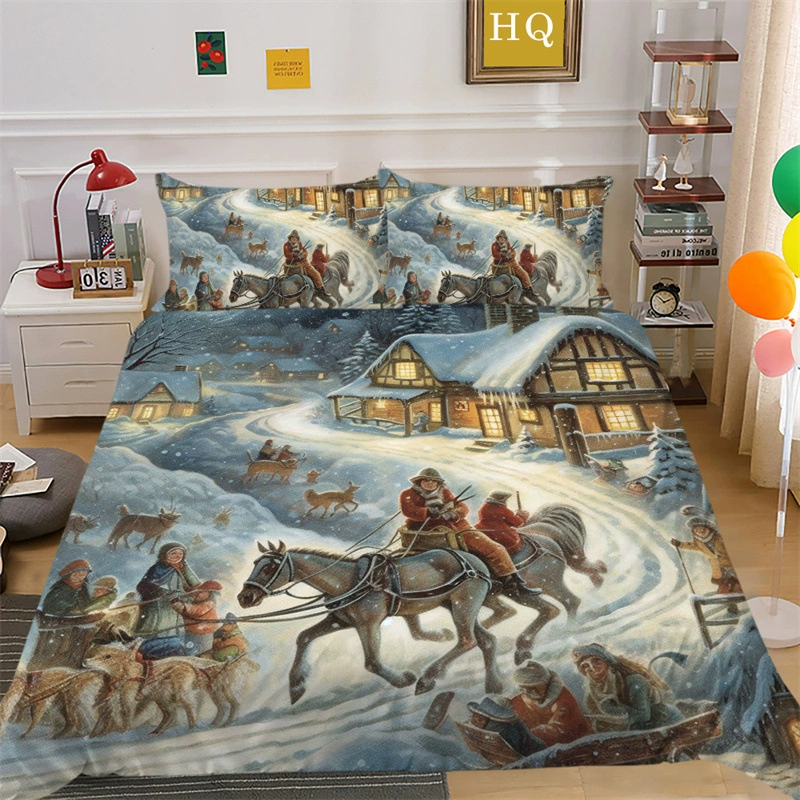 (Cross-border trading), duvet cover, pillowcase, ebay, 3D, polyester