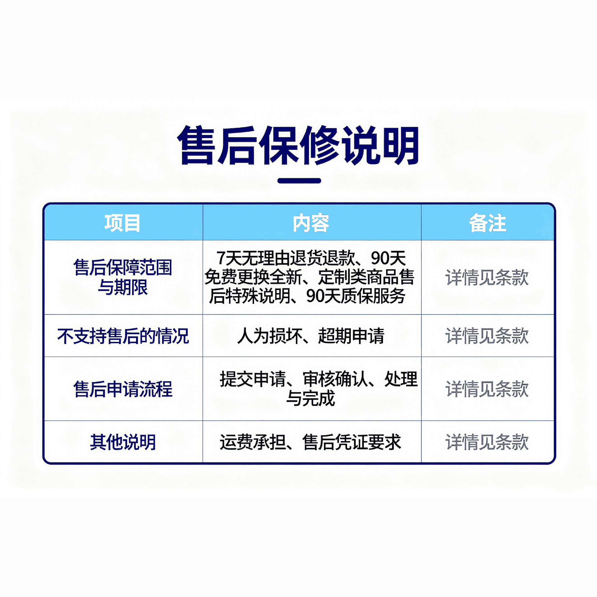 音膜售后保修说明图片2