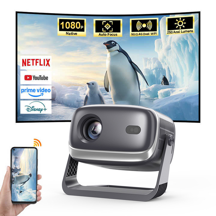 Cross-Border Hot-Selling Product: Konka C9 Autofocus 1080P Home Projector for Bedroom Wall Projection and Home Theater Cross-Border Hot-Selling Product: Konka C9 Autofocus 1080P Home Projector for Bedroom Wall Projection and Home Theater