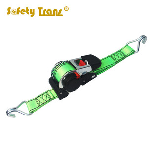 Automatic shrink binding device green ratchet double hook cargo binding belt binding device double hook tensioner binding belt