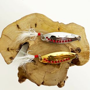 Red Dot Leech Sequin Lure Vib Iron Plate Fishing Gear Tool Collection Bait Long-Range Wholesale Fake Bait Enhancement