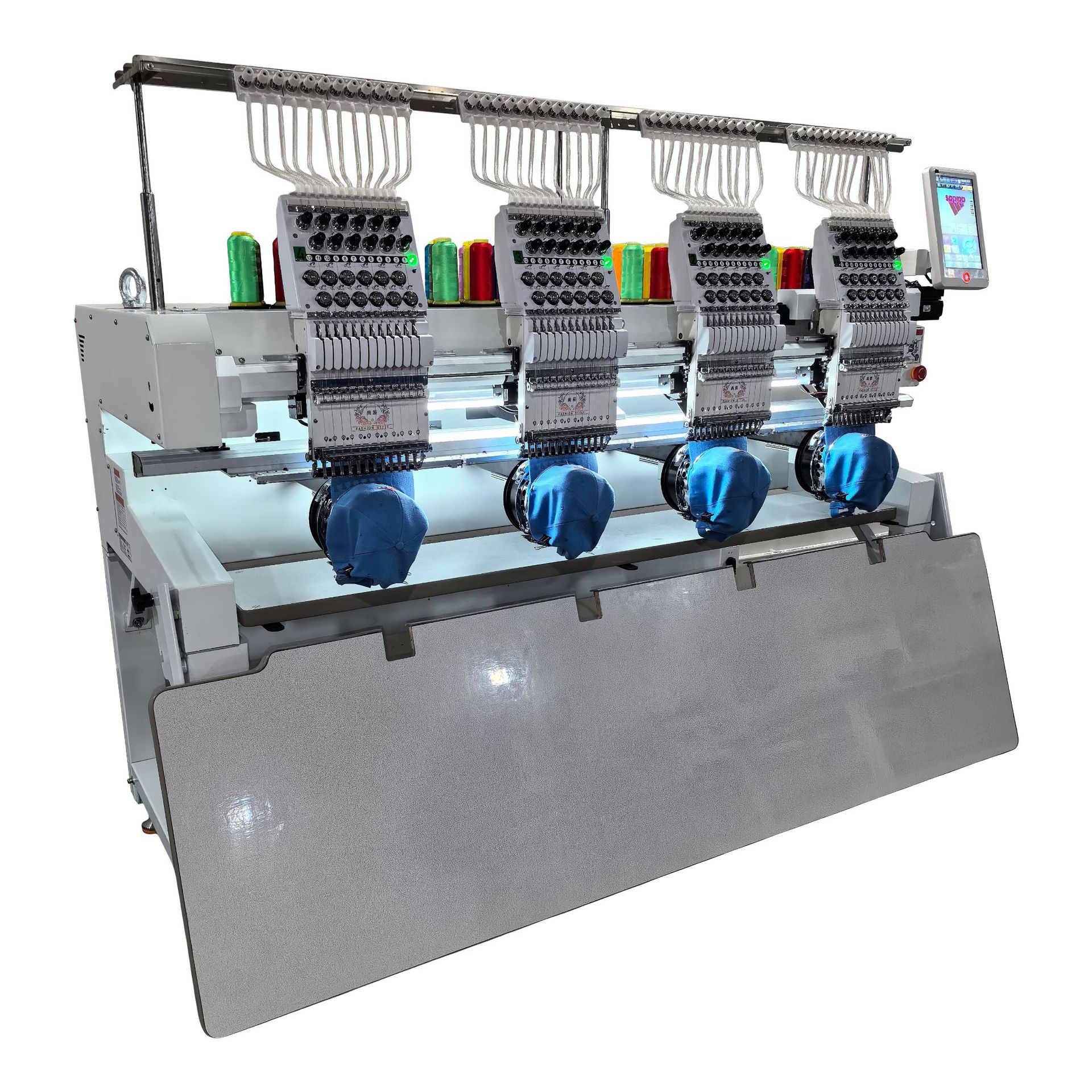 Shang al por mayor máquina de bordado multifuncional computadora de bordado 4 cabezas comerciales proveedores de máquinas de bordado domésticas