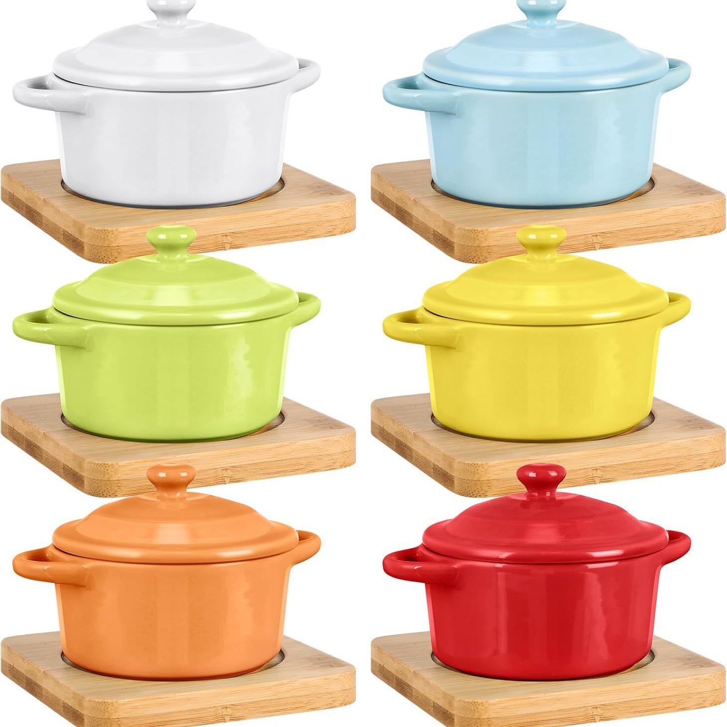 陶瓷迷你炖锅底座木质底座南瓜碗套装家用餐厅砂锅木制底座