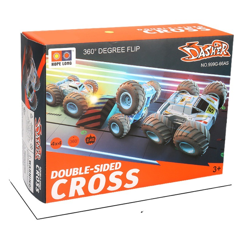 Dirección de control remoto de cuatro vías para niños coche de doble cara conducción volquete coche chico control remoto puesto de coche al por mayor