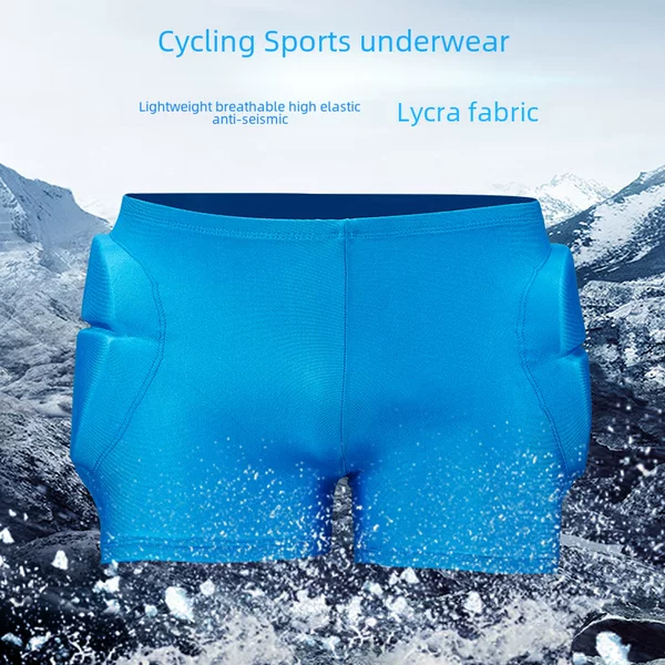 Cycling Underwear Mountain Bike Riding Suit Underwear Ski Skating Protective Underwear Children's Riding Shorts Equipment