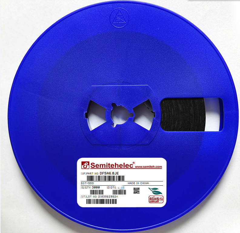 DF5A6.8CJE ESD静电保护二极管 SOT-553 SEMITEH 全新原装正品