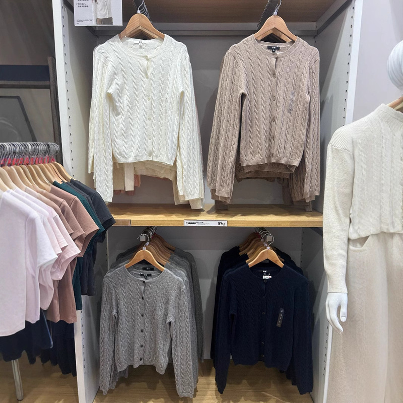 Fairy-Like! Affordable Alternative to Cotton Knitwear, 2024 Round-Neck Knitted Cardigan Jacket, Knit Sweater 471612