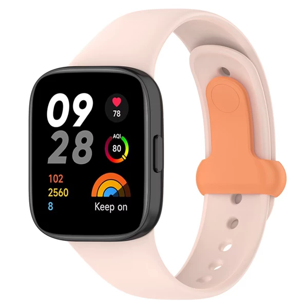 Light powder+orange buckle