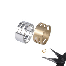 手工DIY饰品工具不锈钢纯铜开闭口圈戒指环挂圈辅助配件厂家直供